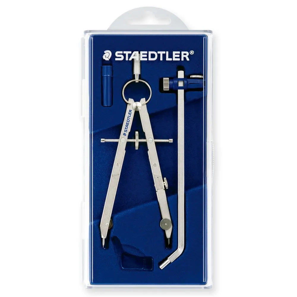 STAEDTLER 551 01 German precision car compass with telescopic rod for 265mm diameter circles