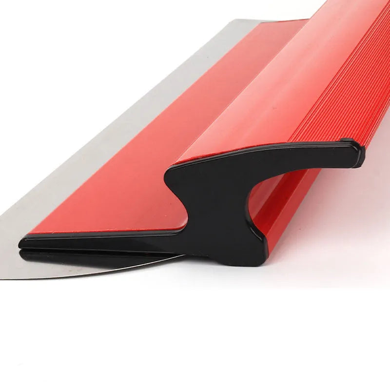 40 cm red leveling scraper tool for putty scraping and wallpaper application