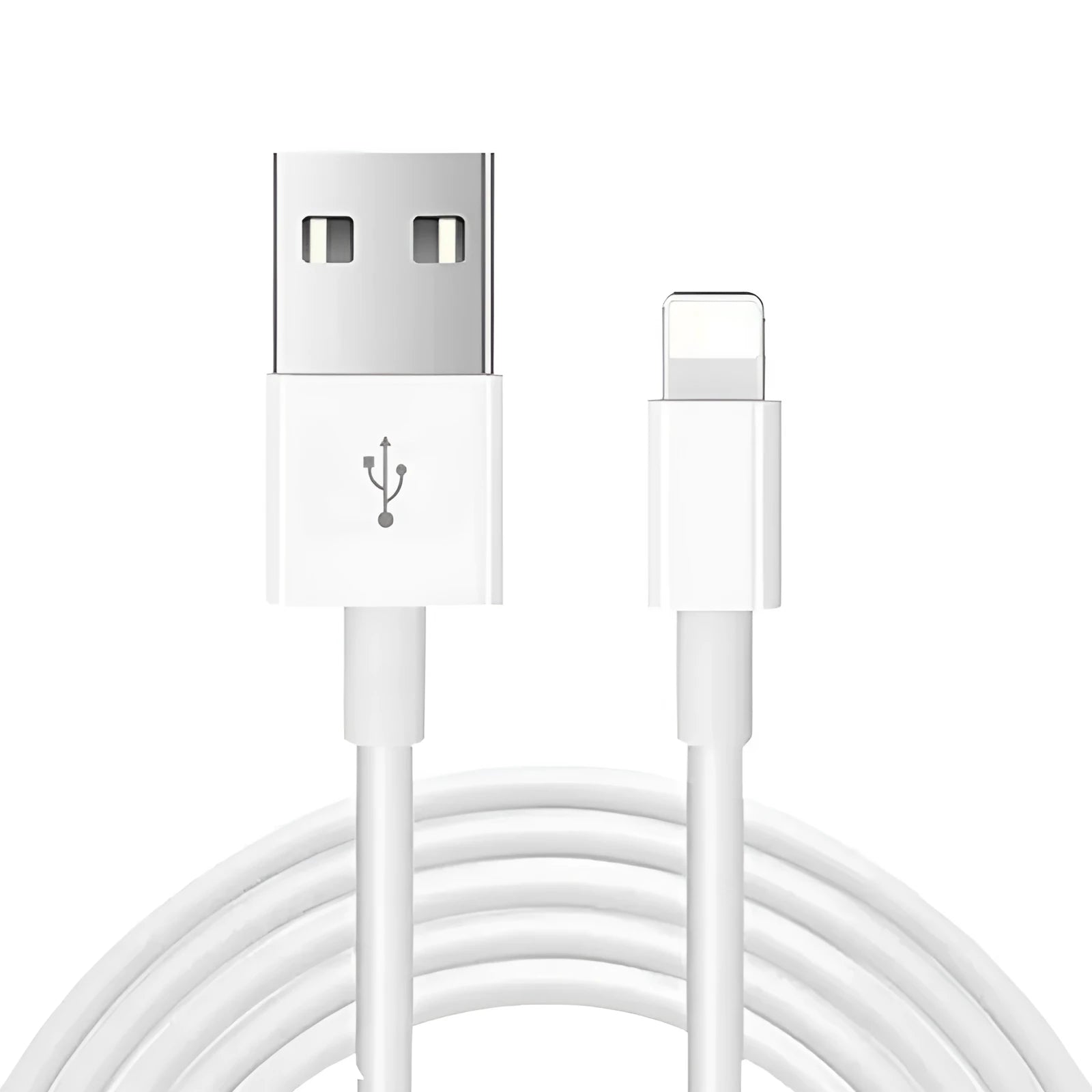 White 20W USB-C fast charger with 1m cable for iPhone and iPad