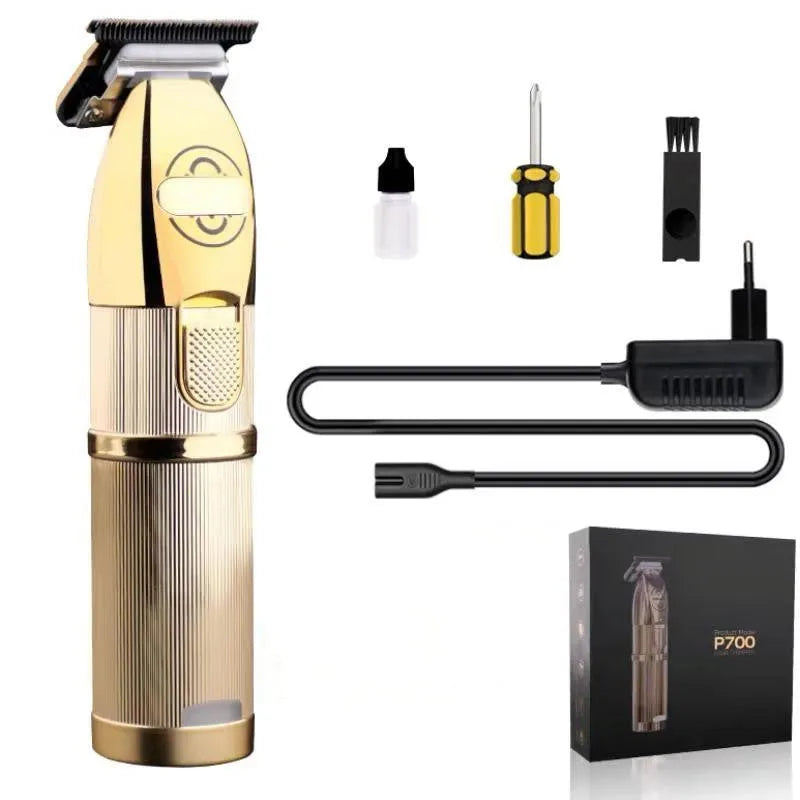 Gold cordless hair clipper Model 2880 with dual power options