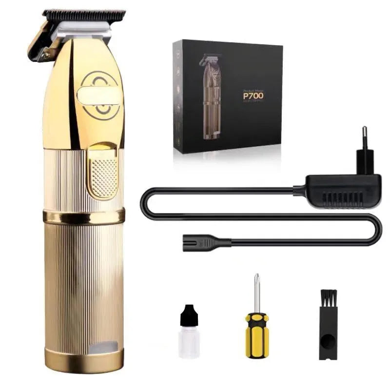 Gold cordless hair clipper Model 2880 with dual power options