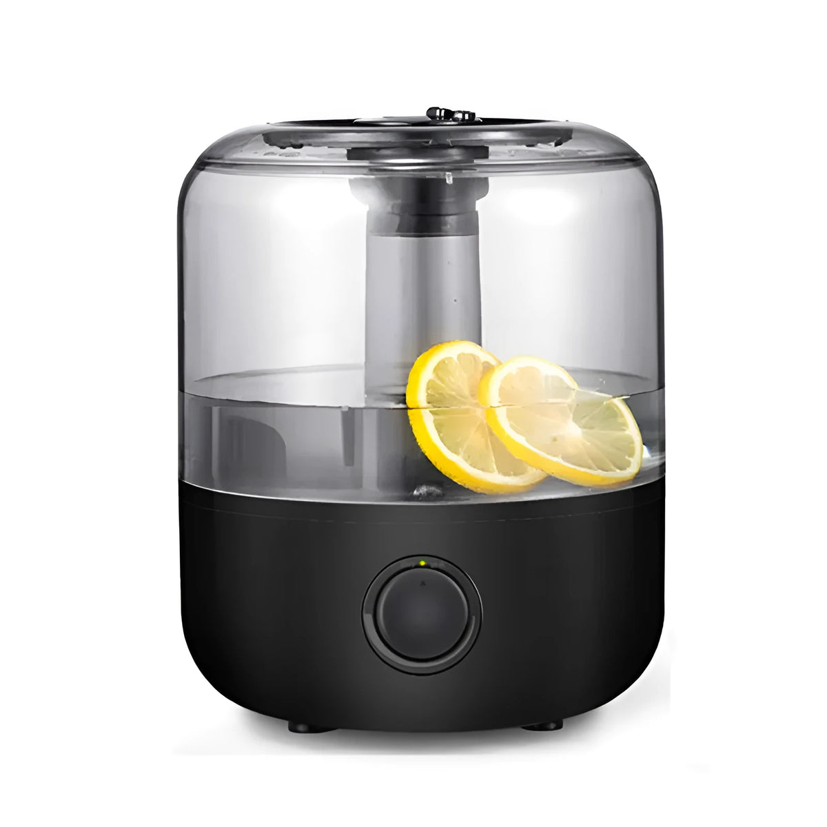 White bedside humidifier with mechanical controls and 3-litre water tank