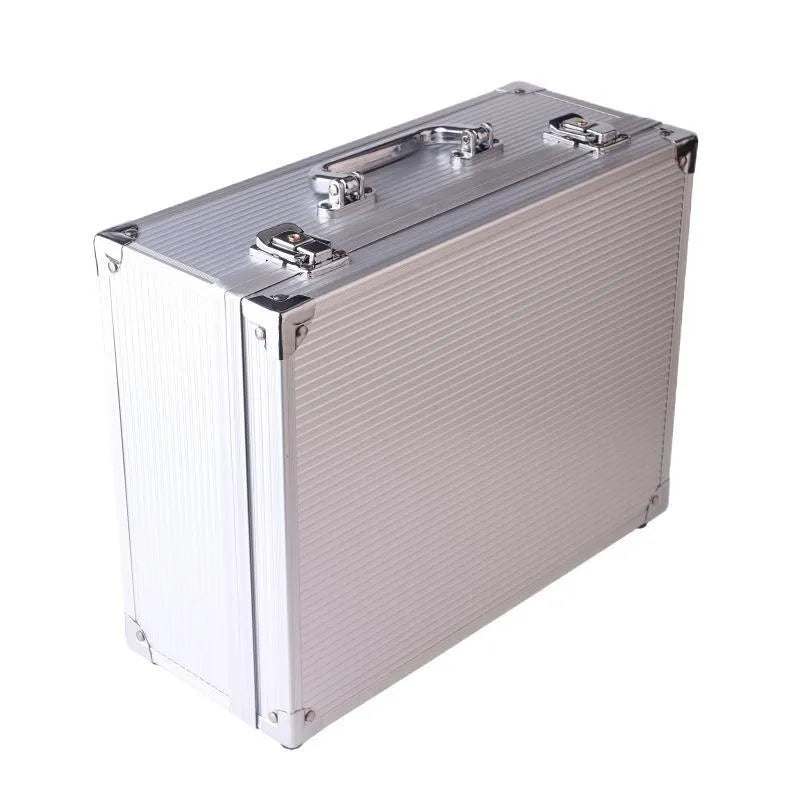 Aluminium alloy tattoo equipment storage box for professional kit organisation in black or silver
