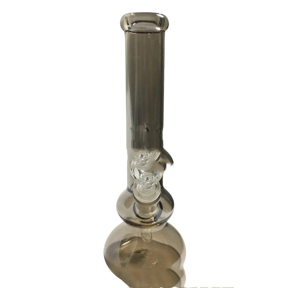 American style geometric pure colour glass vase for tabletop display