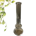 American style geometric pure colour glass vase for tabletop display