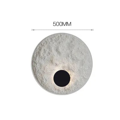White modern iron wall lamp in 300mm and 500mm sizes for bedroom lighting