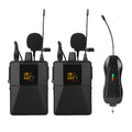 Black Little Bee X3 clip-on lavalier wireless microphone with foam windscreen.