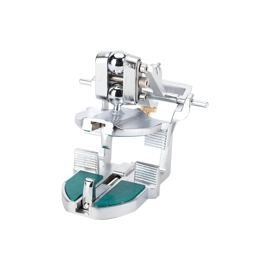 Korean dental articulator with three adjustment points for laboratory training
