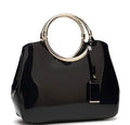 Ladies polyester party handbag in seven colours with convertible shoulder straps