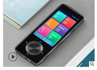 Gold and silver grey M9 portable Wi-Fi translator for group chat and photo translation