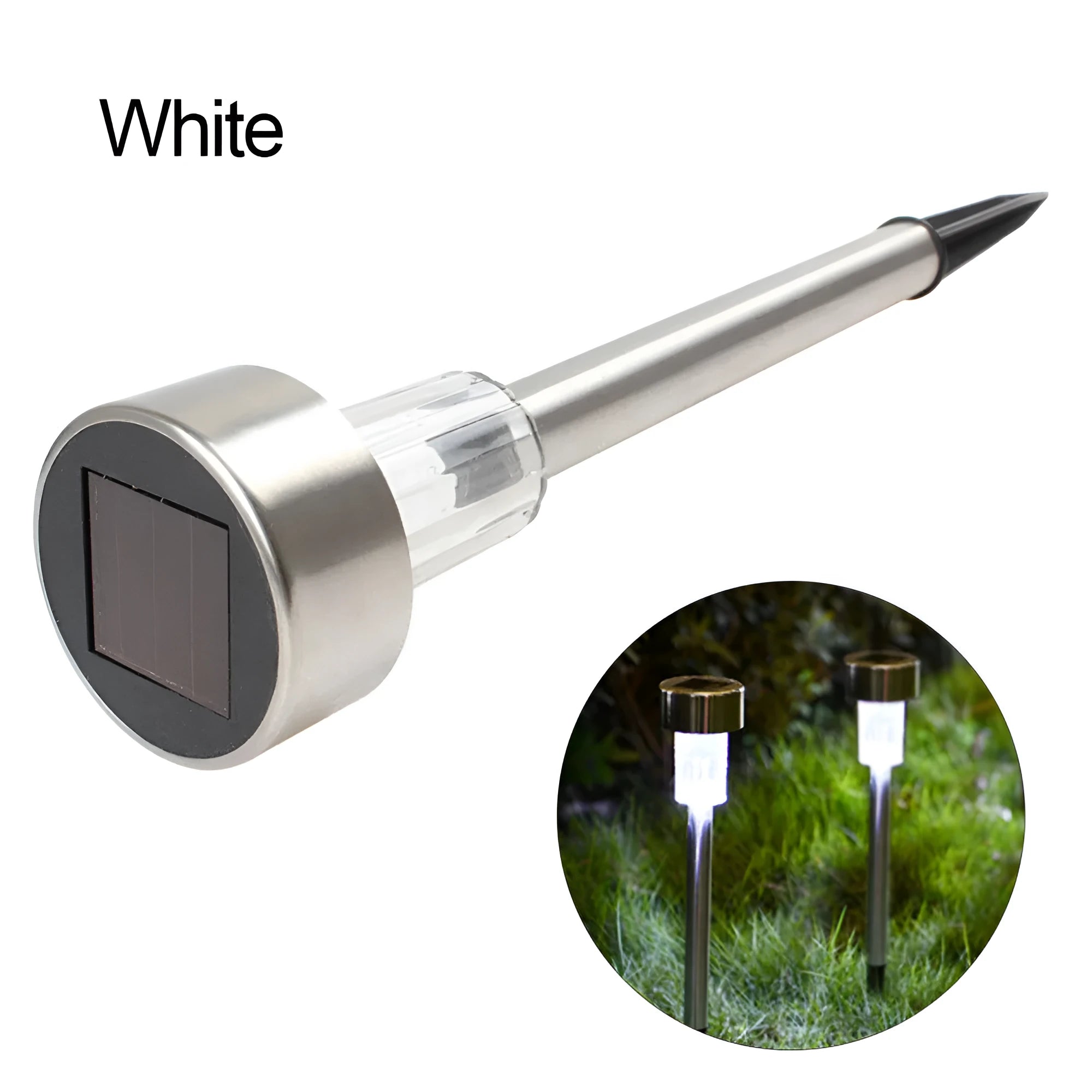 Stainless steel garden landscape LED light with pastoral styling and IP44 waterproof rating