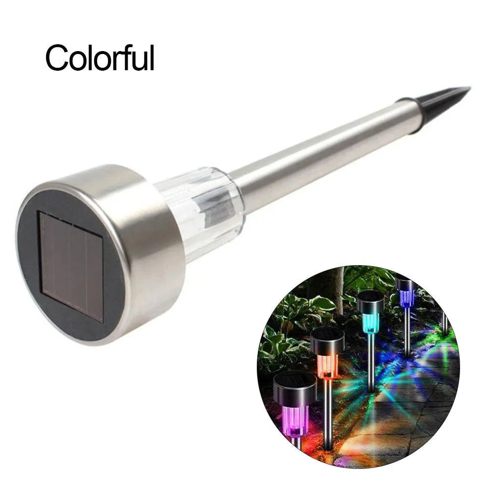 Stainless steel garden landscape LED light with pastoral styling and IP44 waterproof rating