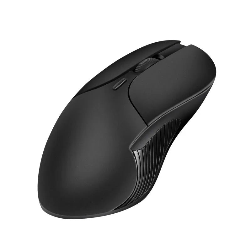 Blue smart voice translation wireless mouse with voice control button and 2.4G USB receiver