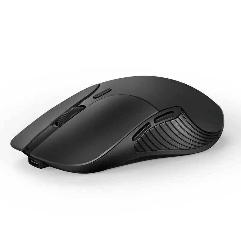 Blue smart voice translation wireless mouse with voice control button and 2.4G USB receiver