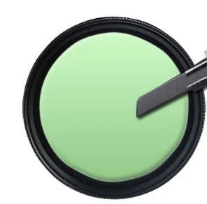 Multi-diameter ND camera filter set with graduated dimming mirrors for 37mm to 95mm lenses