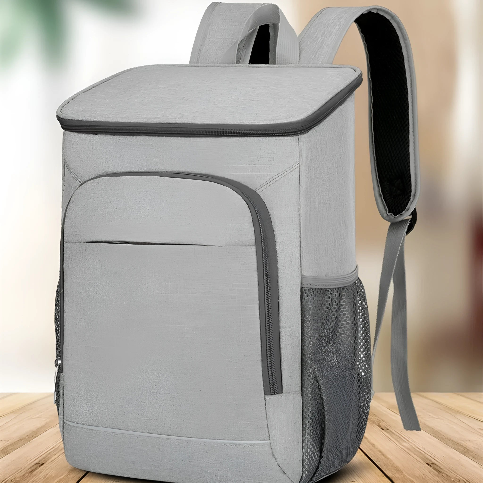 Large capacity outdoor thermal picnic backpack in Oxford cloth with expansion functionality
