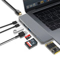8-in-1 computer card reader conversion head for MacBook Pro with USB-C connection