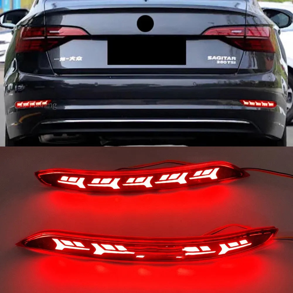 Volkswagen Sagitar rear bumper LED light with scan flowing water patterns for 19-21 models