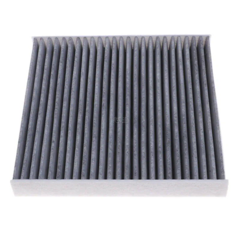 Grey Geely compatible cabin air conditioning filter element, dimensions 215x210x30 mm