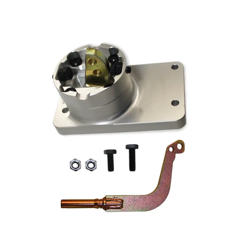 Silver aluminium alloy short shift lever for Horton vehicle manual transmission