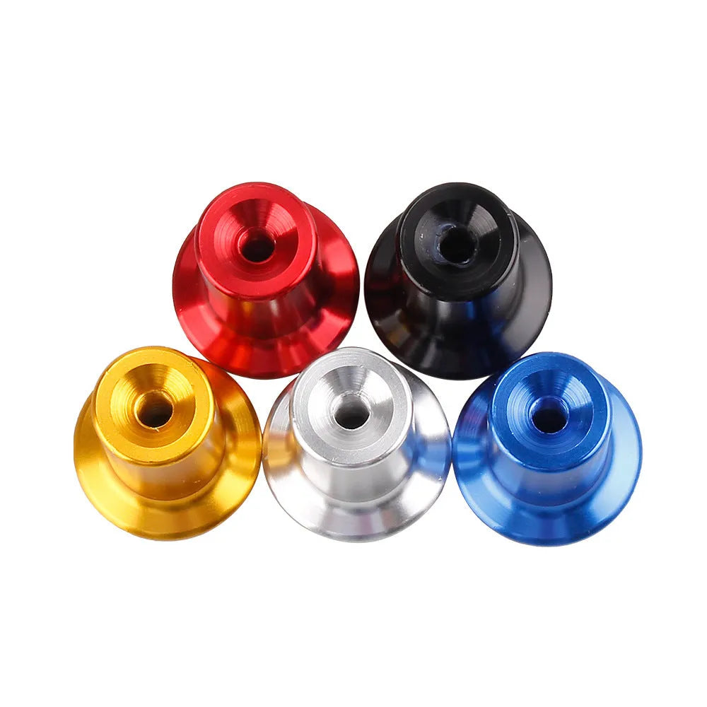 Aluminium alloy hydraulic hand brake release button cap for car modification in five colours