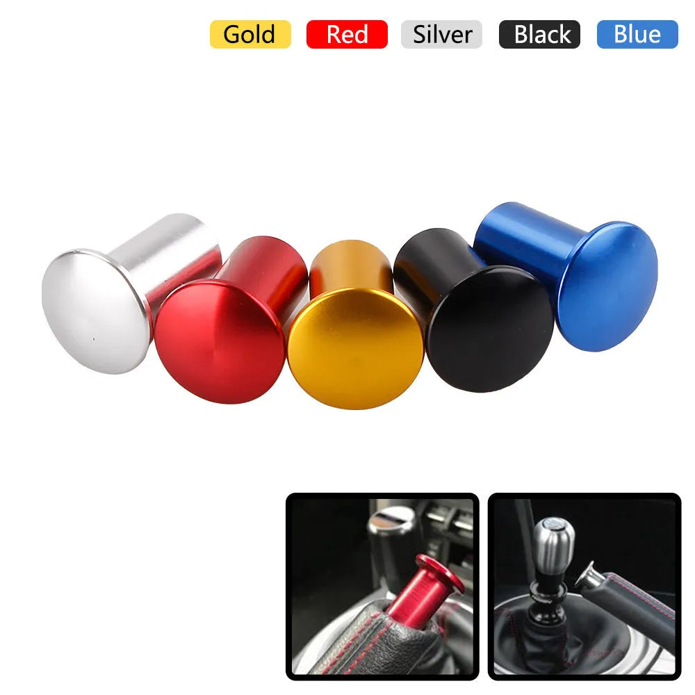 Aluminium alloy hydraulic hand brake release button cap for car modification in five colours