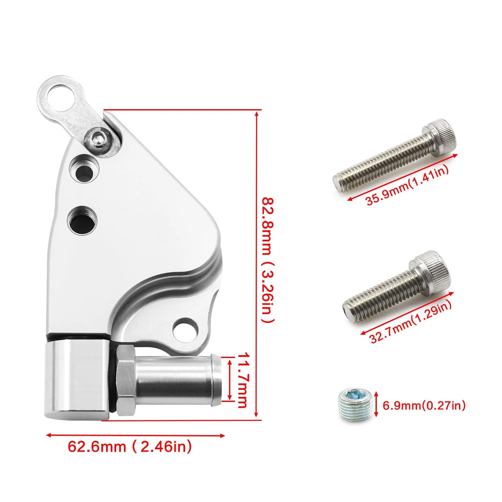 Aluminium coolant adapter for Honda K20 K24 intake manifold temperature sensor relocation