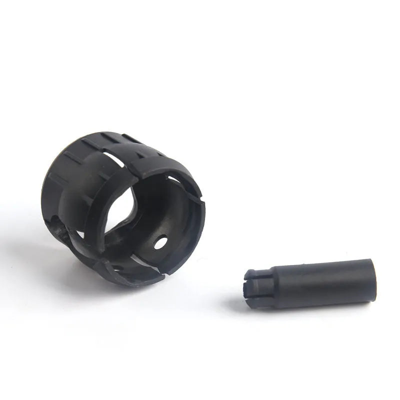 Black automotive plastic gear lever accessory for Vauxhall Opel Saifeili, dimensions 3cm by 2cm by 1cm.