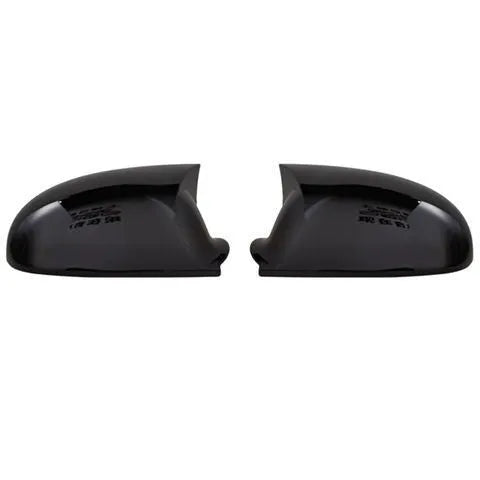 Pair of horn bright black plastic mirror housing shells for Volkswagen Sagitar 2006-2011