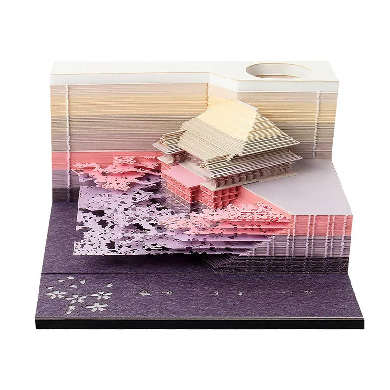 One Piece anime architecture creative sticky notes notepad in hand-torn design, 80mm x 45mm craft paper