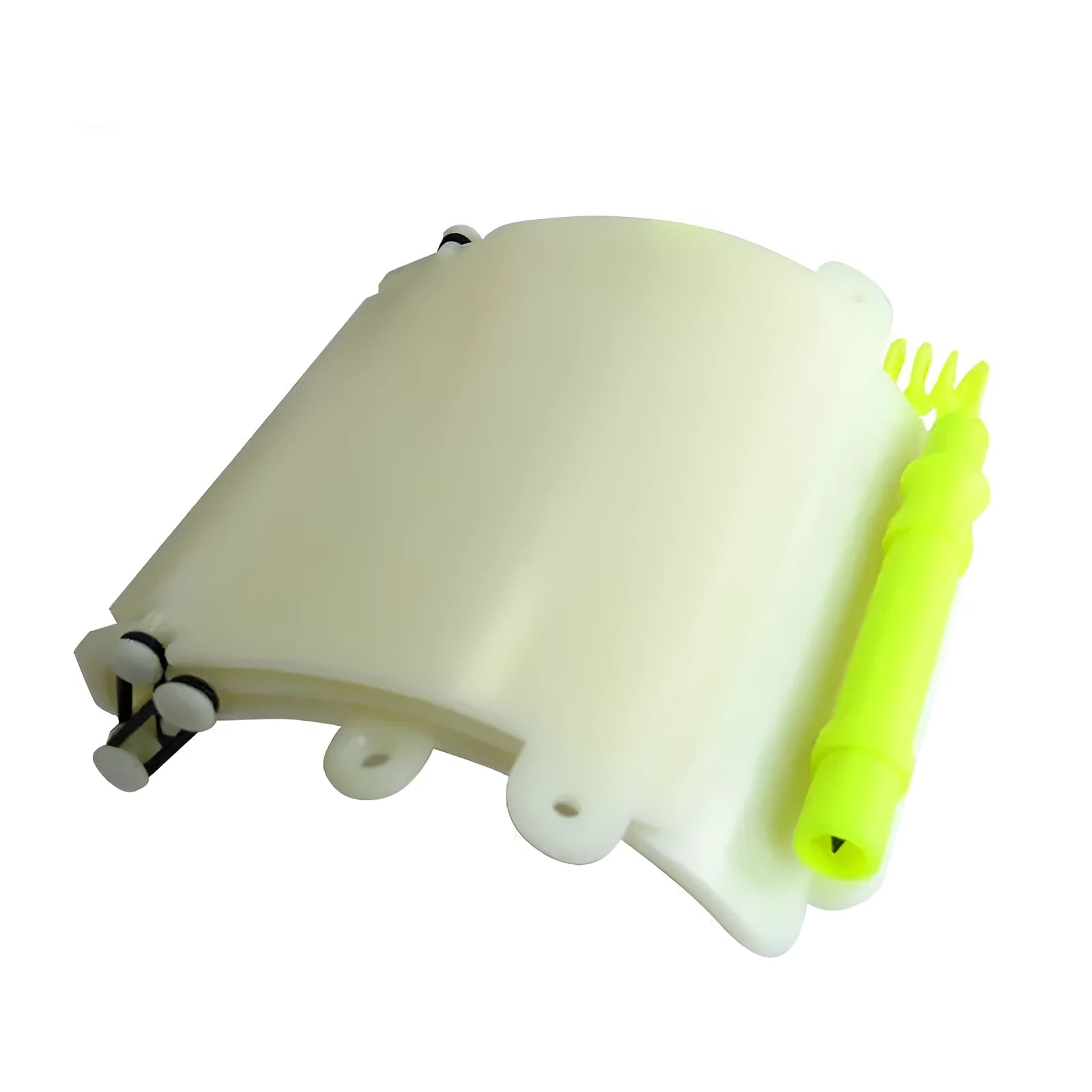 White luminous ABS underwater writing wrist board with pencil for scuba diving communication