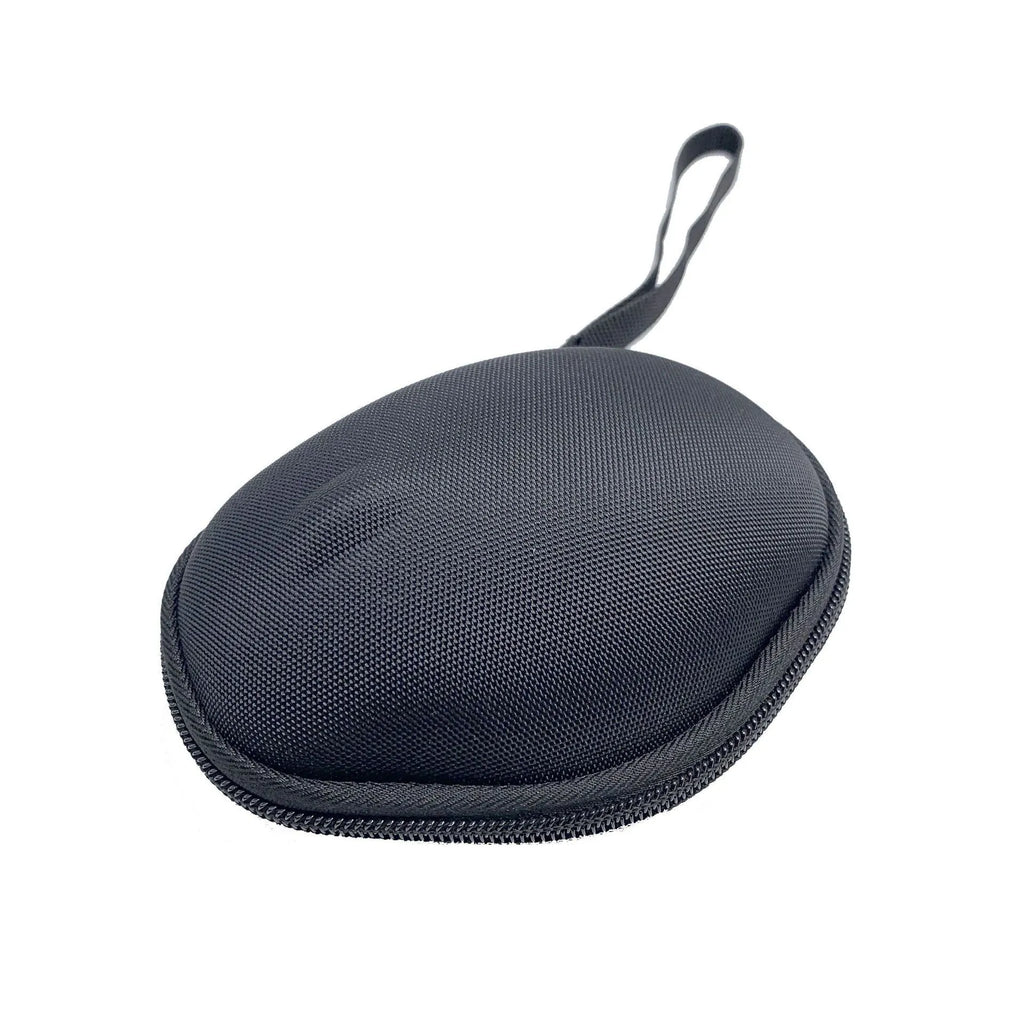 Black mouse protection sleeve for Logitech M720 with internal grey padding and shockproof design