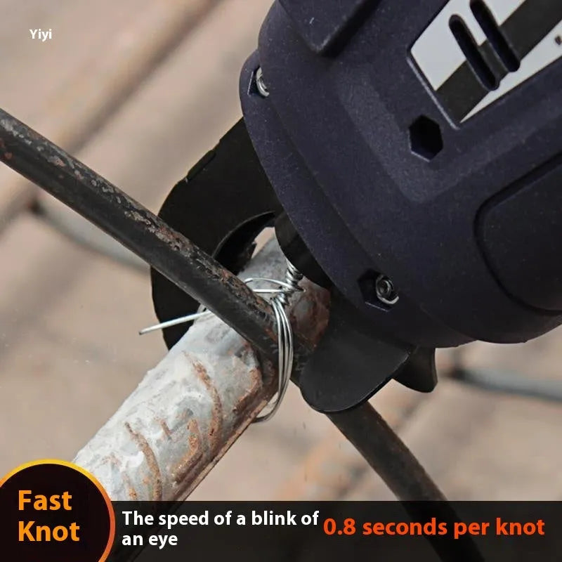 Fully automatic electric steel bar tying machine with rechargeable battery for construction site use