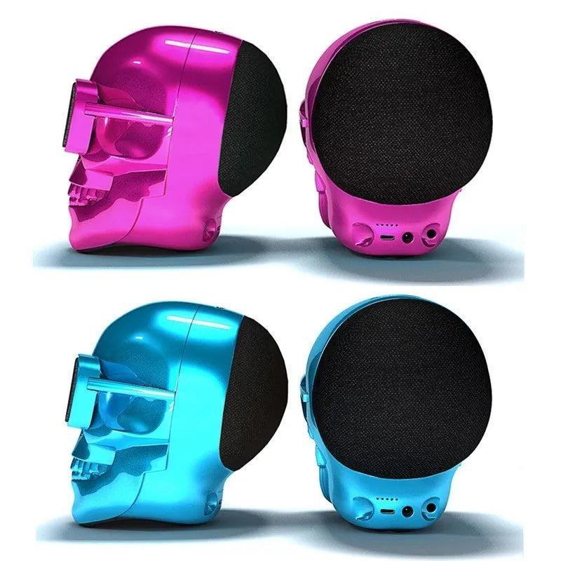 Limited Edition Skull Wireless Bluetooth Speaker in multiple colour options
