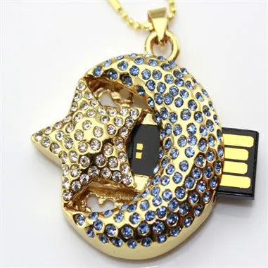 Jewelry Xingyue Creative U Disk USB flash drive with metal shell