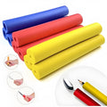 Rubber auxiliary grip hose for cutlery handles, showing inner diameter options of 10mm and 18mm