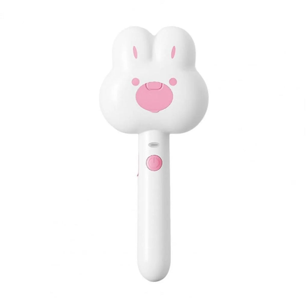 Rechargeable cat steam brush grooming tool in cartoon design with spray function