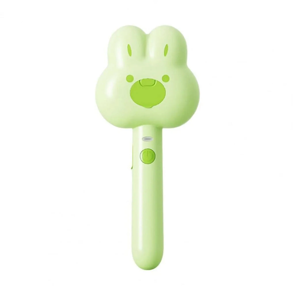 Rechargeable cat steam brush grooming tool in cartoon design with spray function