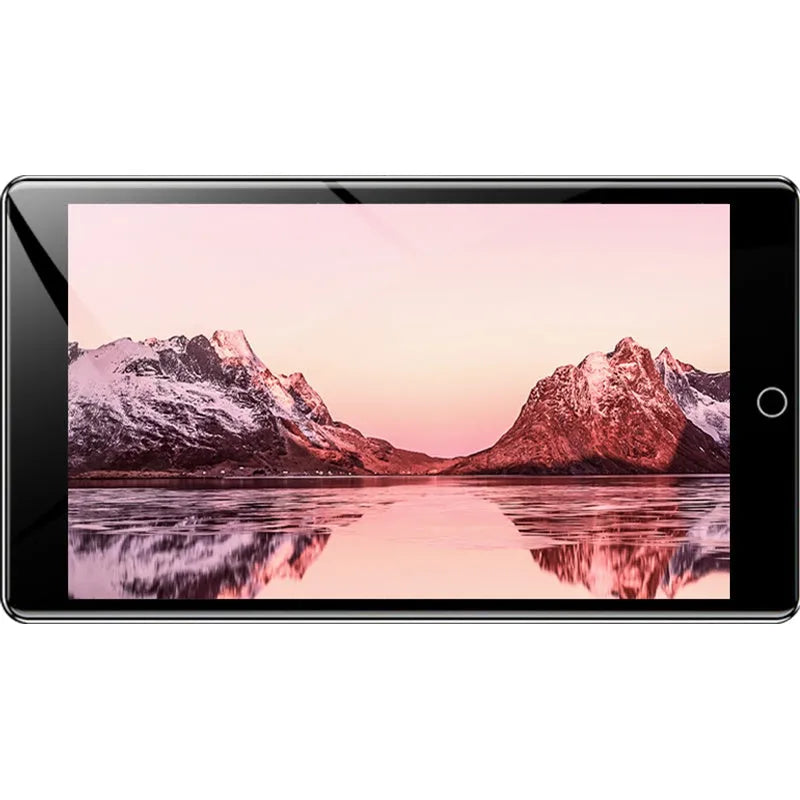 Black Ruizu H1 slim MP3 MP4 player with 4-inch touch screen showing media interface.
