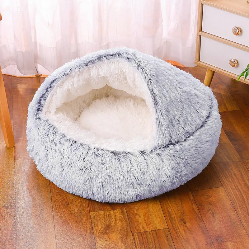 Waterproof cloth dog kennel in semi-enclosed design showing colour options