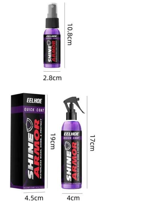 Purple automobile nano coating spray for car protection and maintenance