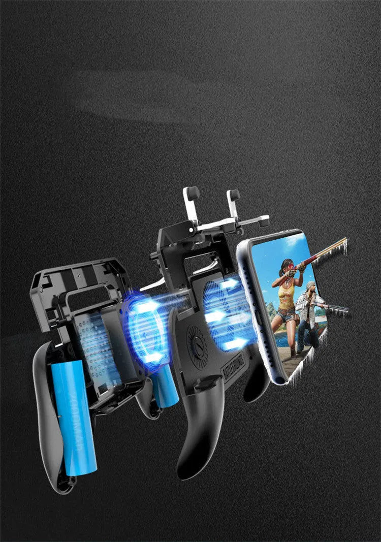 USB mobile game controller with aluminium alloy construction for smartphone gaming