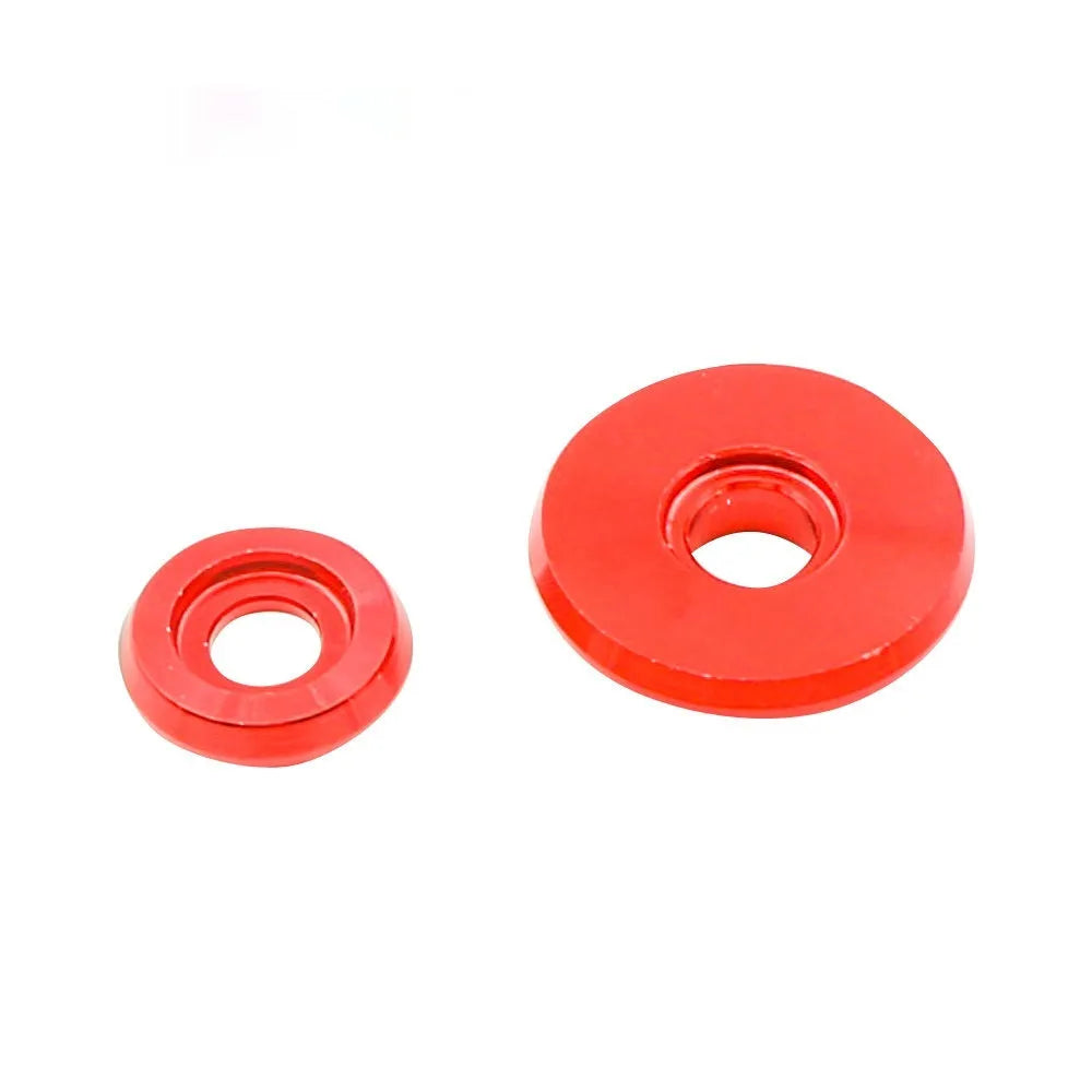 Aluminium alloy engine gasket kit for Honda Civic K Series in black, blue, red, and silver options.