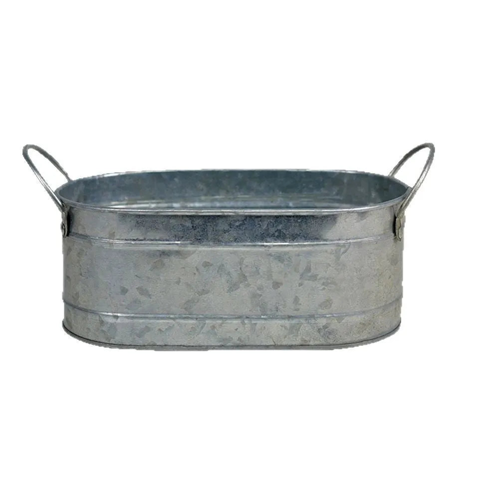 Iron sheet succulent flowerpot for desktop use with corrosion-resistant construction