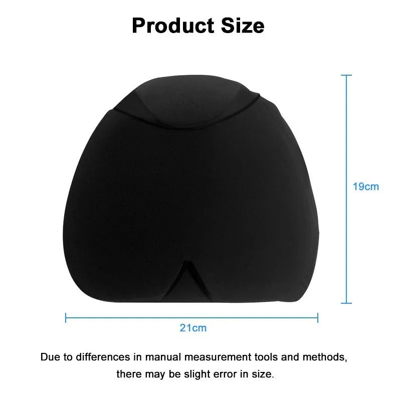 Simple solid colour cold compress cap in black, pink, or dark blue with fully enclosed design