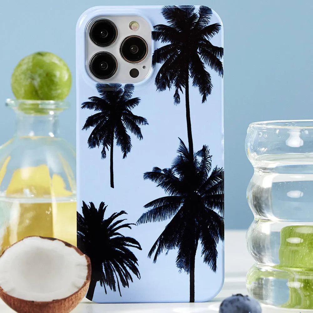Original Summer Coconut TPU protective phone case for iPhone, shown in bracket combination style.