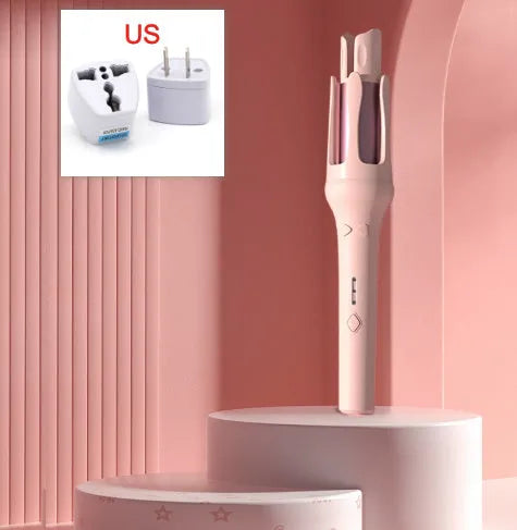 Automatic hair curler with 32mm barrel in white and Chigo colour options