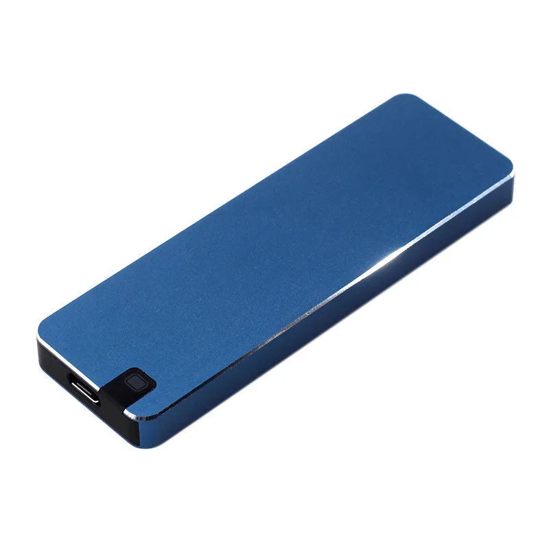 Portable solid state drive with metal enclosure and USB 3.1 interface