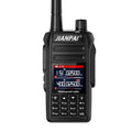Black Interphone waterproof aviation full band headset with dustproof plastic shell and included accessories