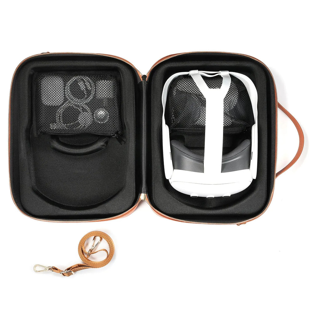 Black superfiber storage box for Apple Vision Pro MR head-mounted display